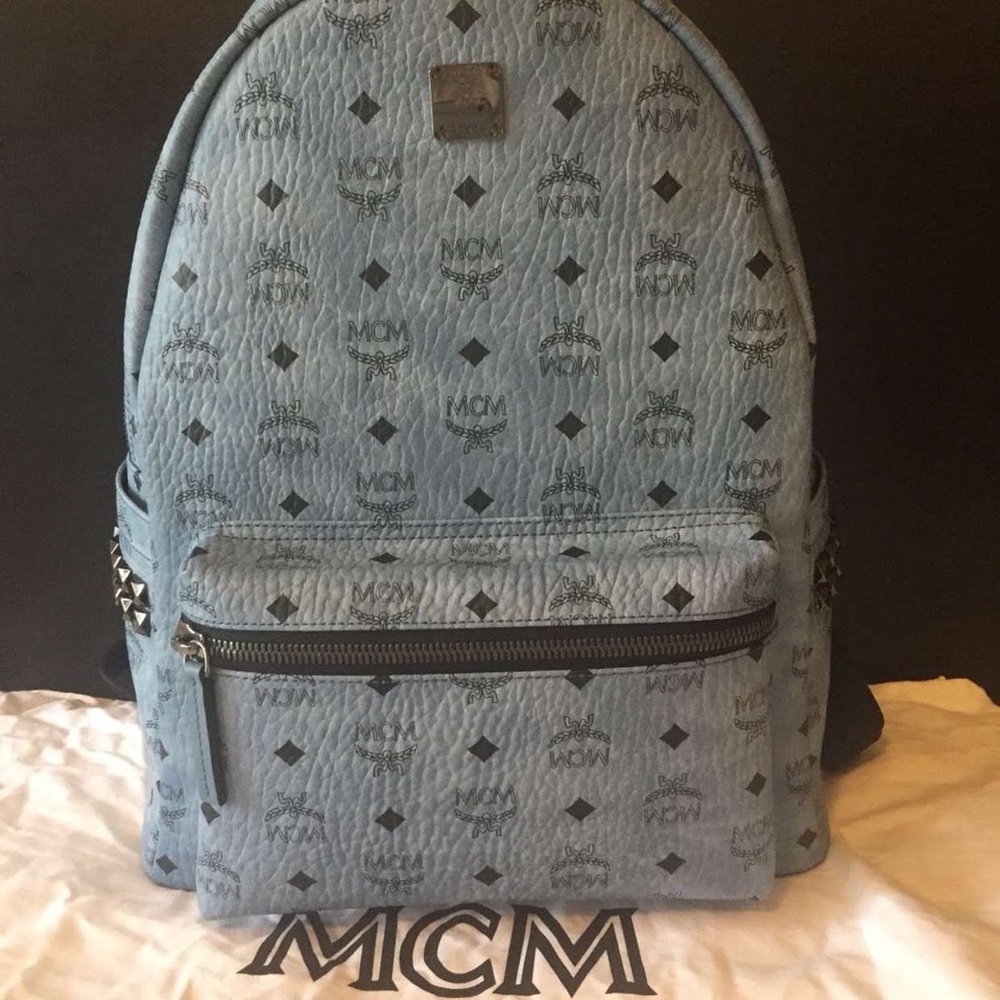 Blue MCM Backpack //// PENDING ////